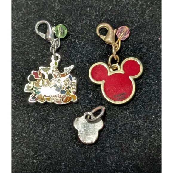 Disney Mickey Mouse & Friends Charms Set Crystals Enamel - Picture 7 of 7